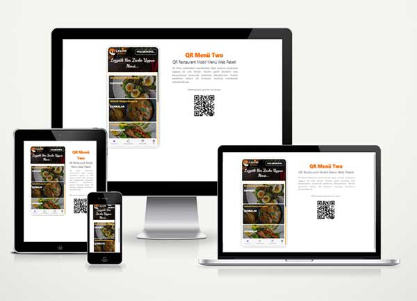 QR Restaurant Mobil Menü Web Paketi Two v5.0
